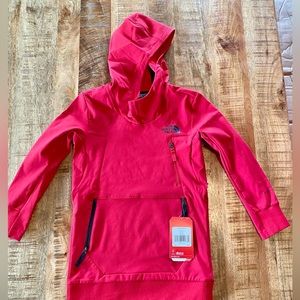 The North Face XS (6) Tekno Pullover Hoodie Red
